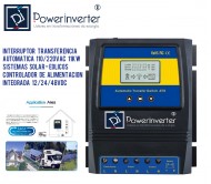 INTERRUPTOR AUTOTRANSFERENCIA - SISTEMAS SOLAR 11KW/220VAC  